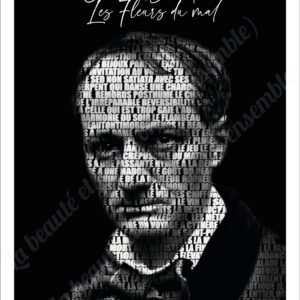 Charles Baudelaire di Les Fleurs du mal - Poster stampabile