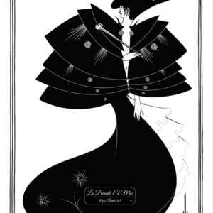 Poster Aubrey Beardsley - The Black Cape, da stampare