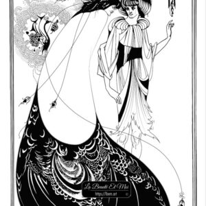 Poster Aubrey Beardsley - The Peacock Skirt, da stampare